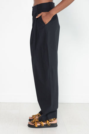 Studio Nicholson - ACUNA DOUBLE PLEAT FRONT PANT, DARK NAVY