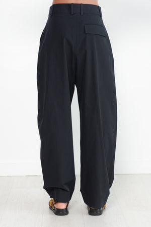 Studio Nicholson - ACUNA DOUBLE PLEAT FRONT PANT, DARK NAVY
