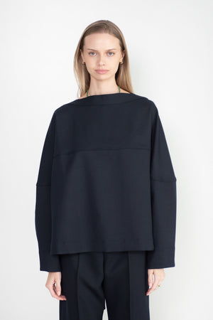Studio Nicholson - Velho Viscose Top, Darkest Navy