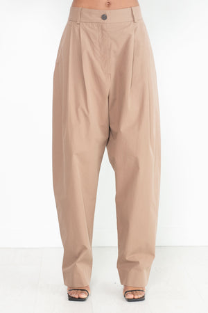 Studio Nicholson - ACUNA DOUBLE PLEAT FRONT PANT, NUTMEG