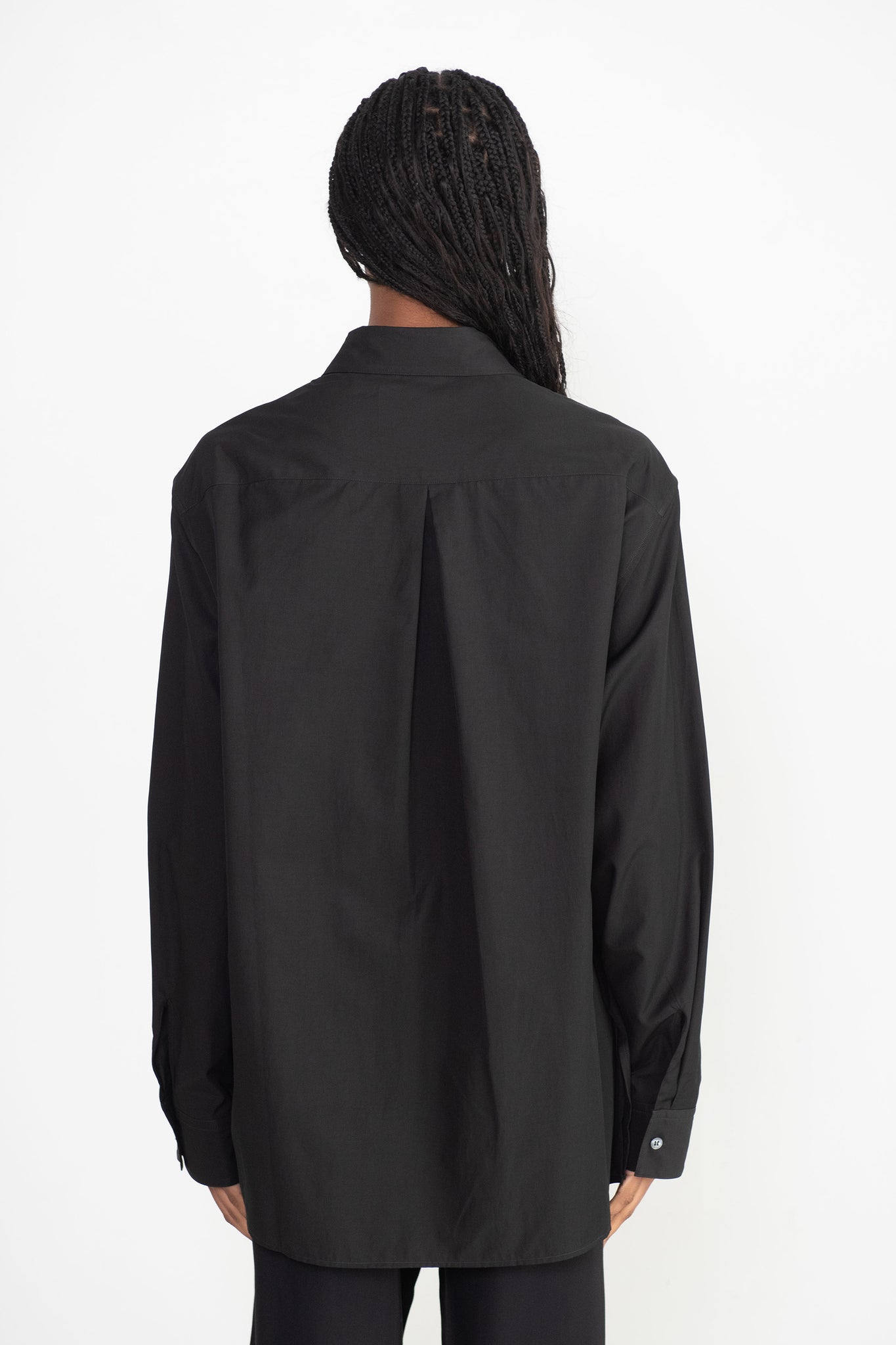 Studio Nicholson - Dian Zip Through Shirt, Black