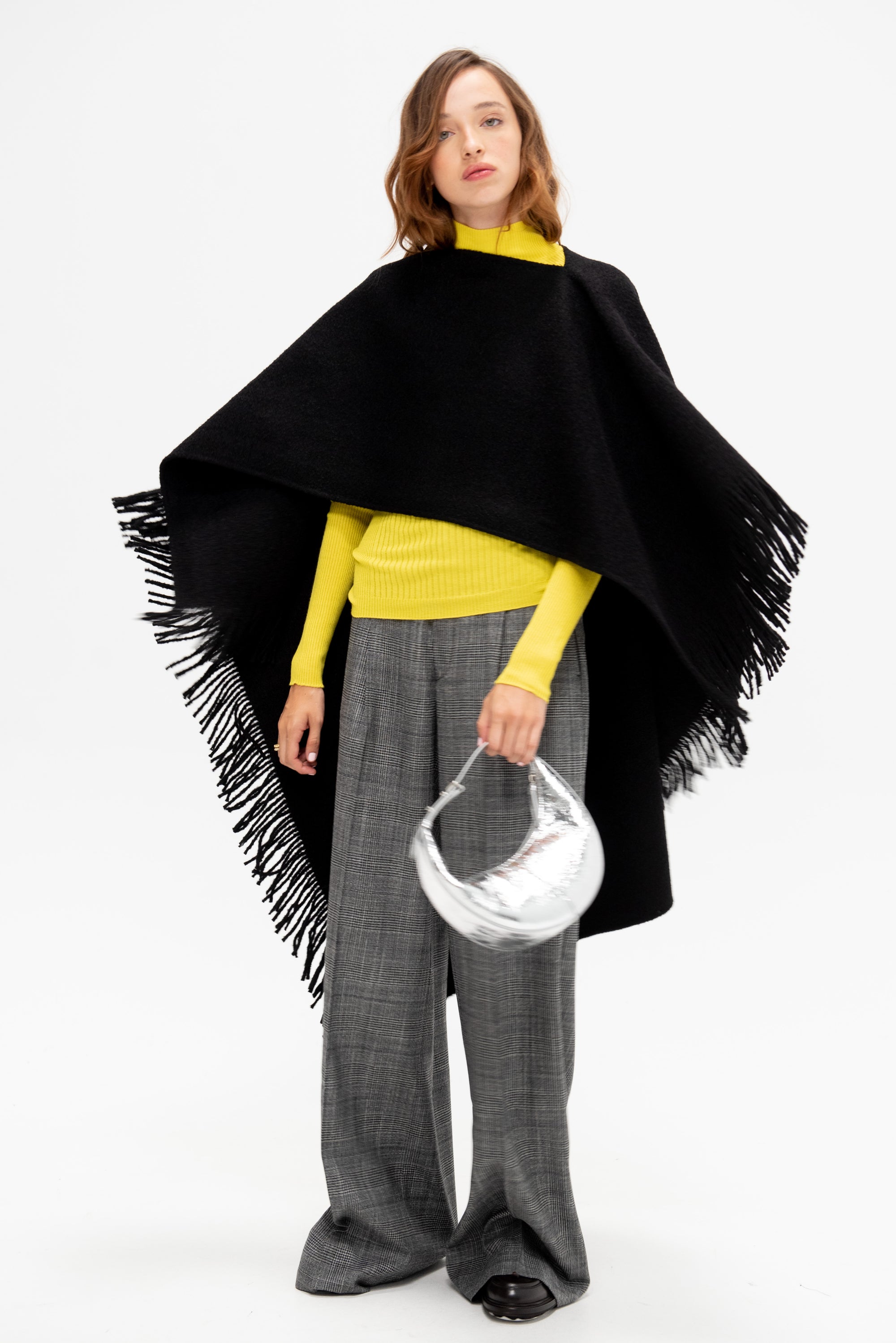 Ribbed Lupetto Sweater, Yellow