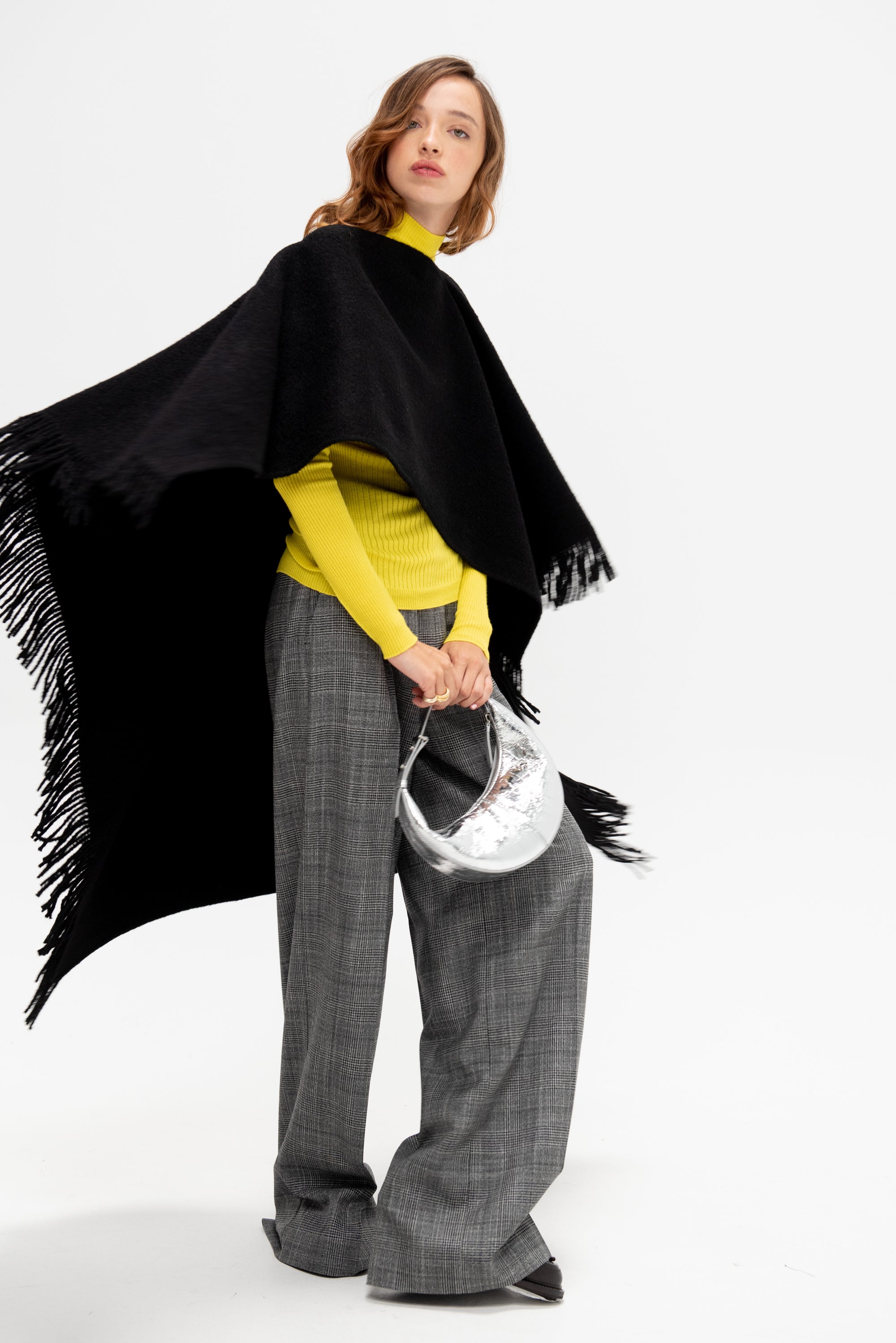Ribbed Lupetto Sweater, Yellow