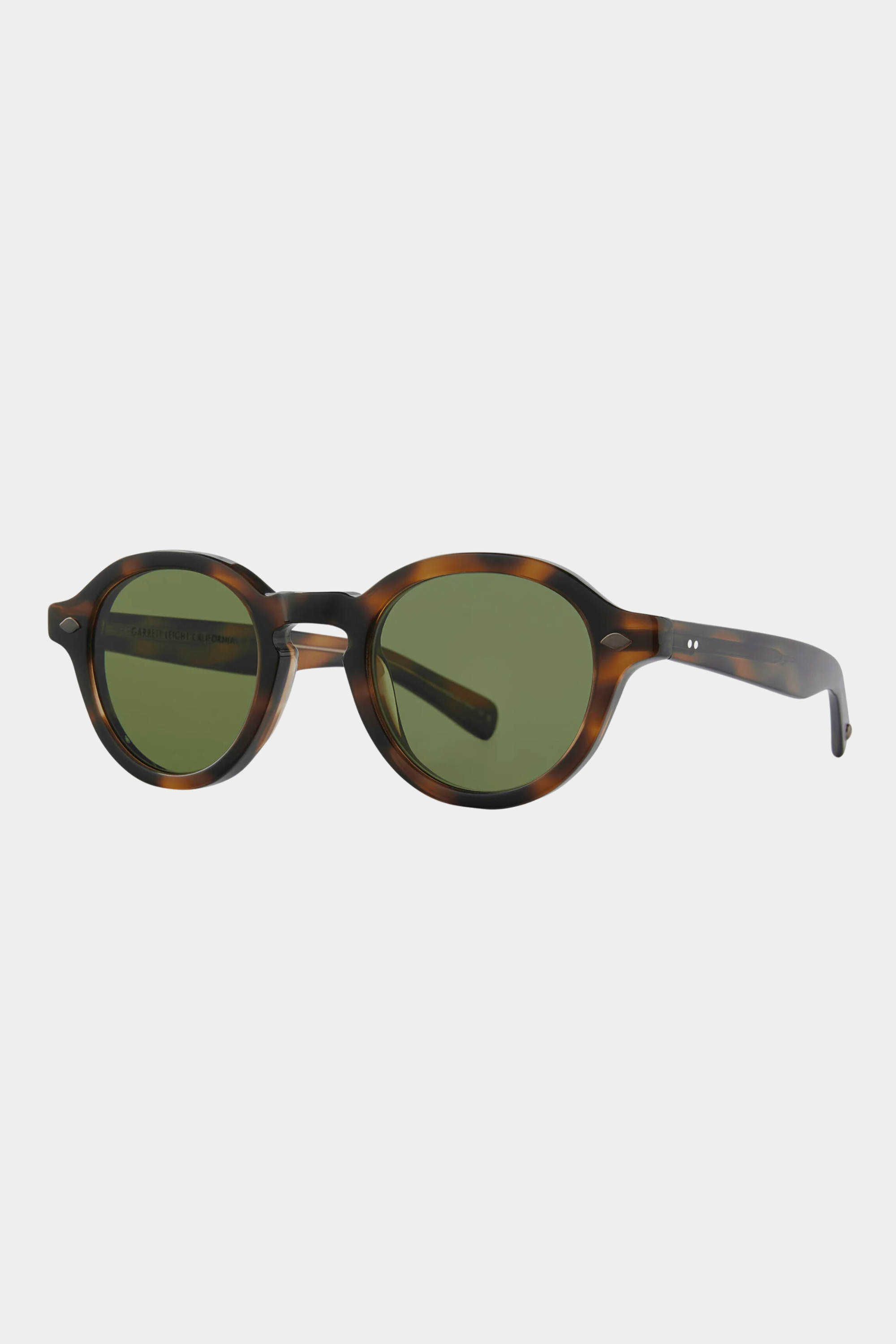 GARRETT LEIGHT - Flipper Sunglasses, Spotted Brown Shell