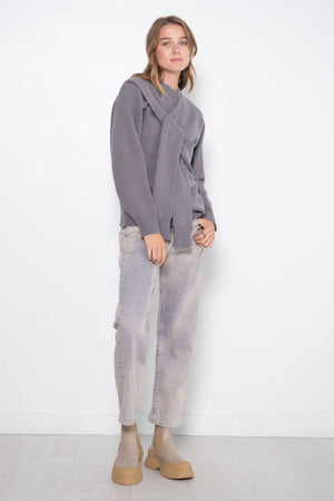 TIBI - Airy Extrafine Wool Blair Pullover, Grey