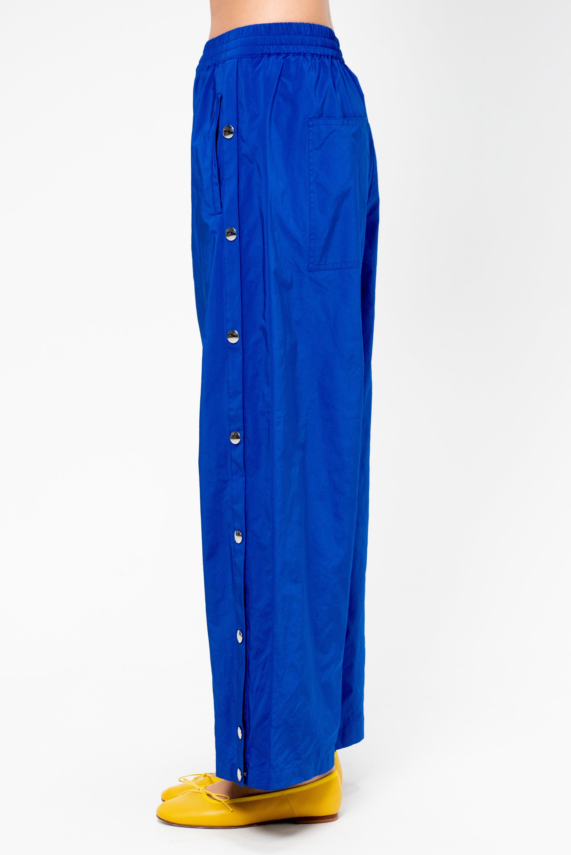 Nylon Snap Pull On Jogger - Short