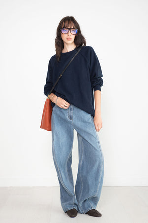 TIBI - Feather Weight Cashmere Tunic, Navy