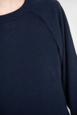 TIBI - Feather Weight Cashmere Tunic, Navy