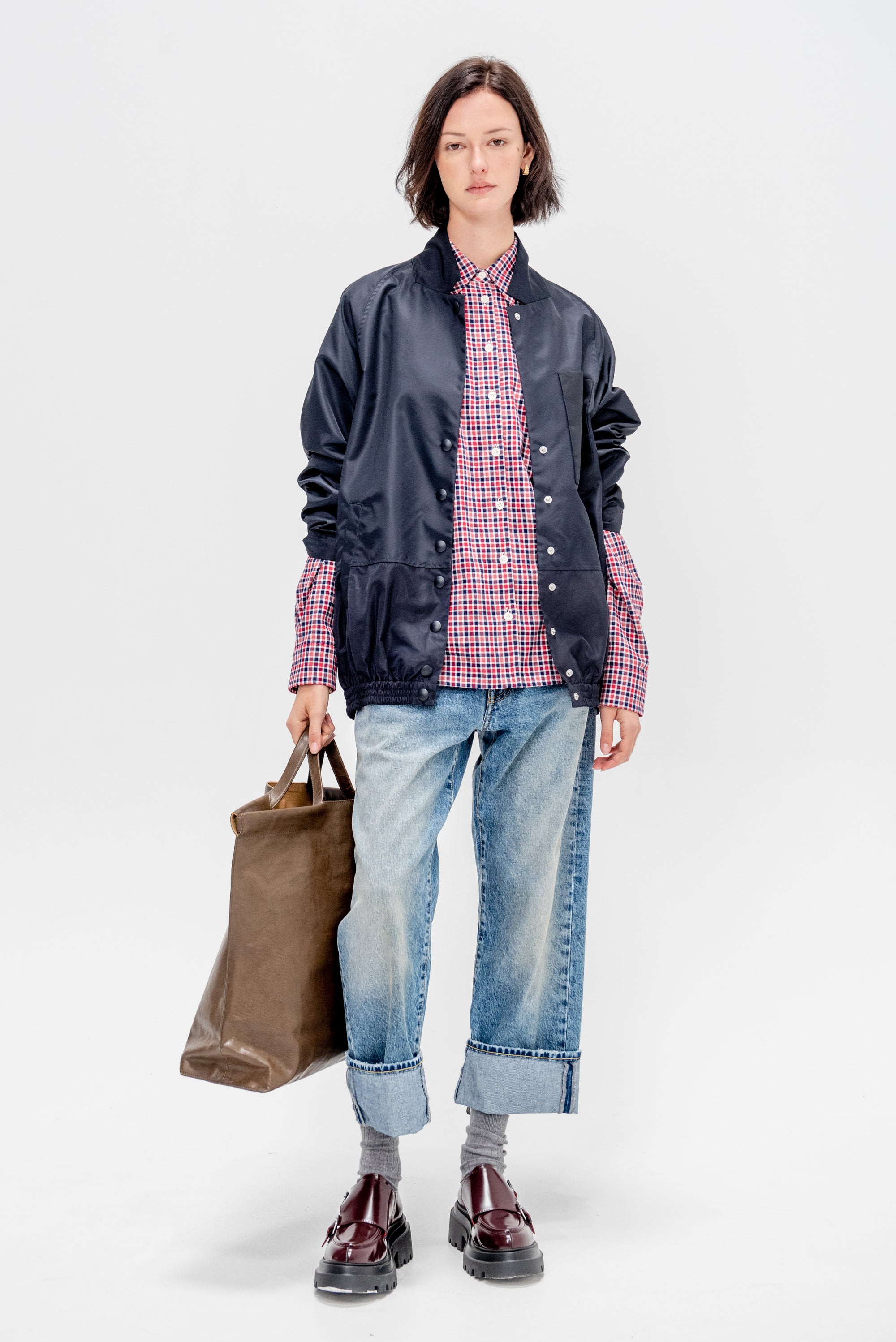 Flannel Menswear Shirting Oversized Shirt, Red Multi