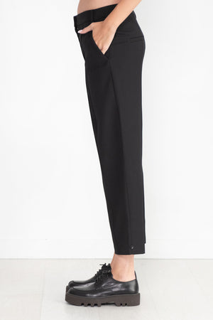 TIBI - Grain De Poudre Cropped Pant, Black