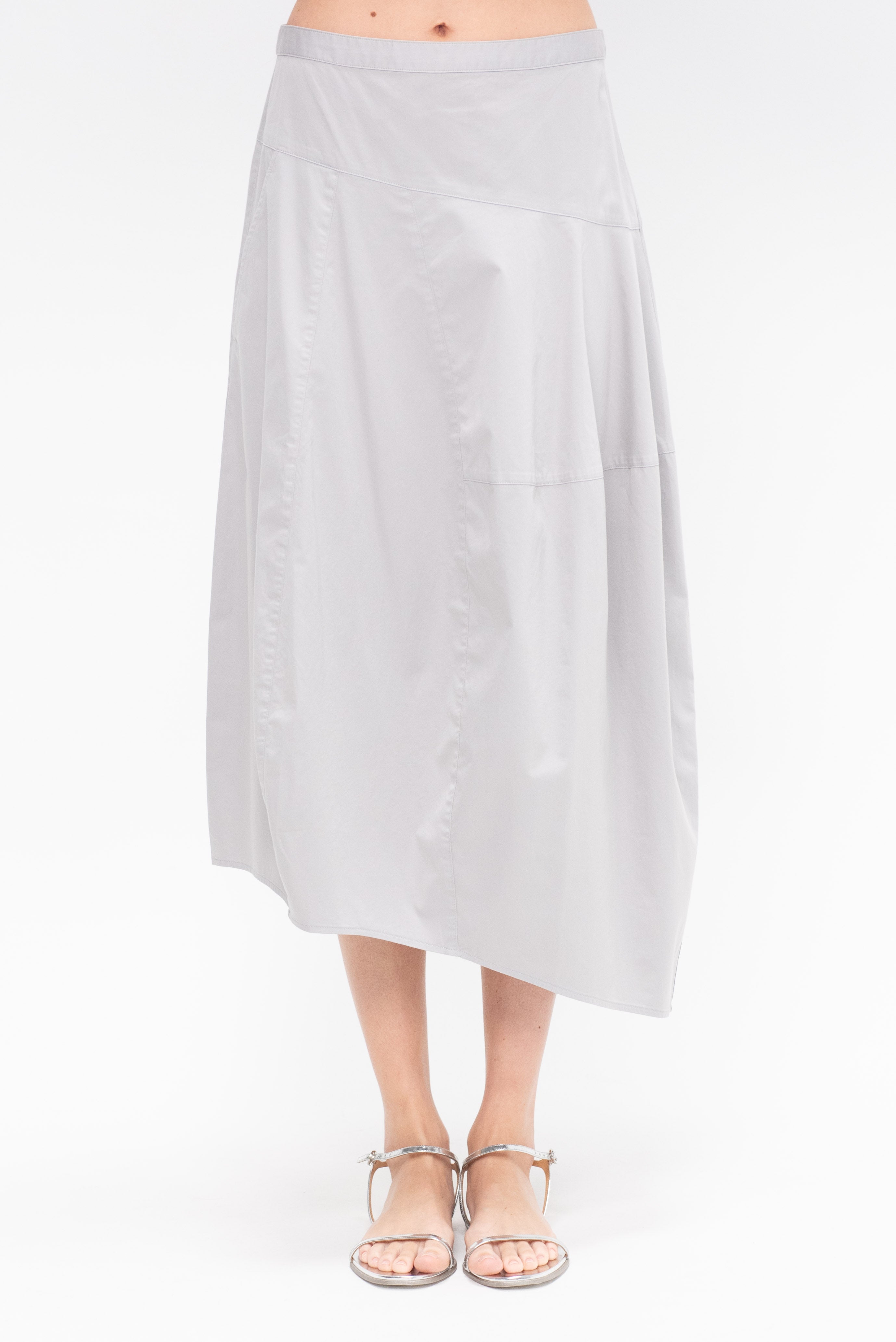 スカート cotton balloon skirt Tibi Short Balloon Skirt, Grey – Kick Pleat