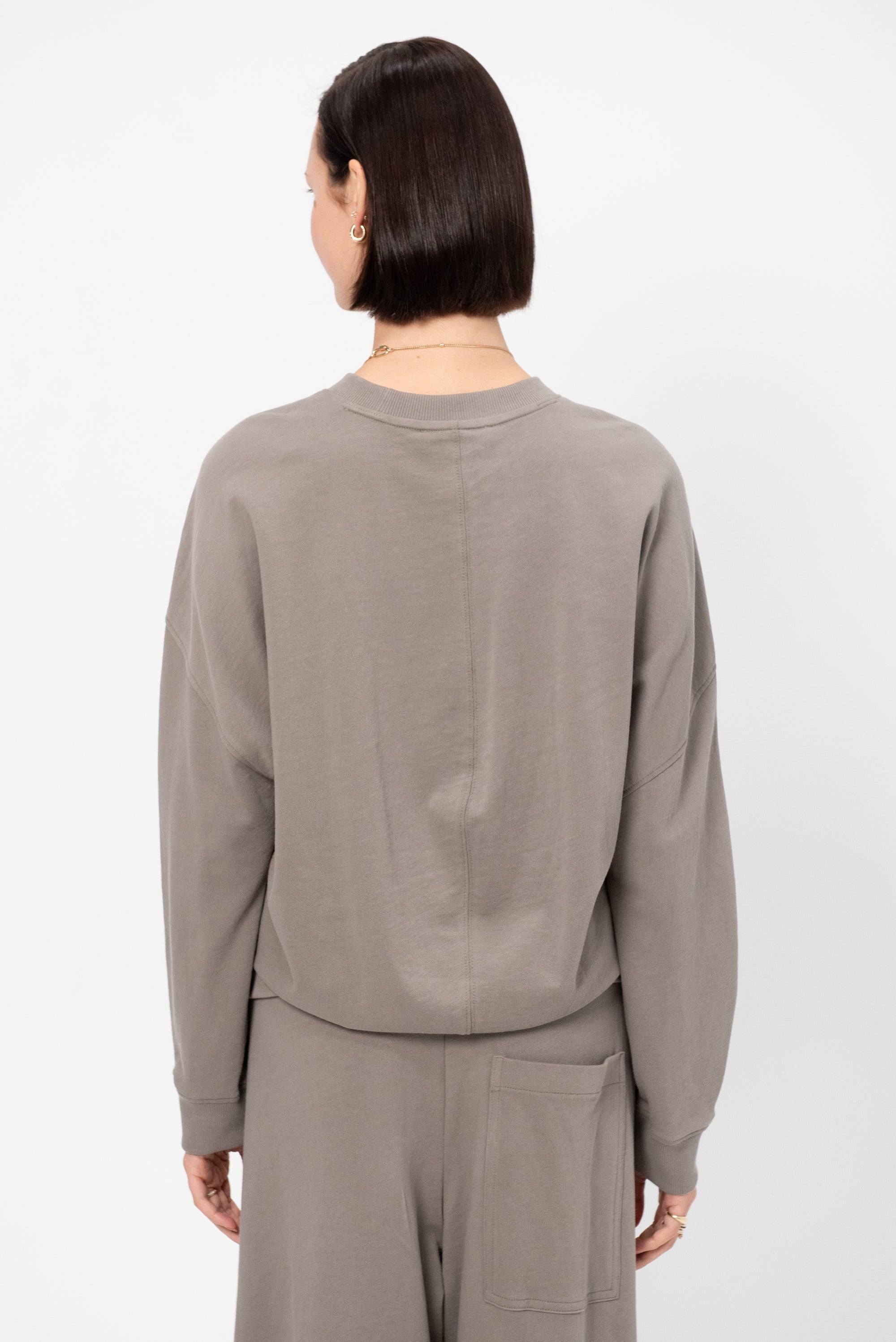 Light Weight Sweatshirting Crewneck Sweatshirt