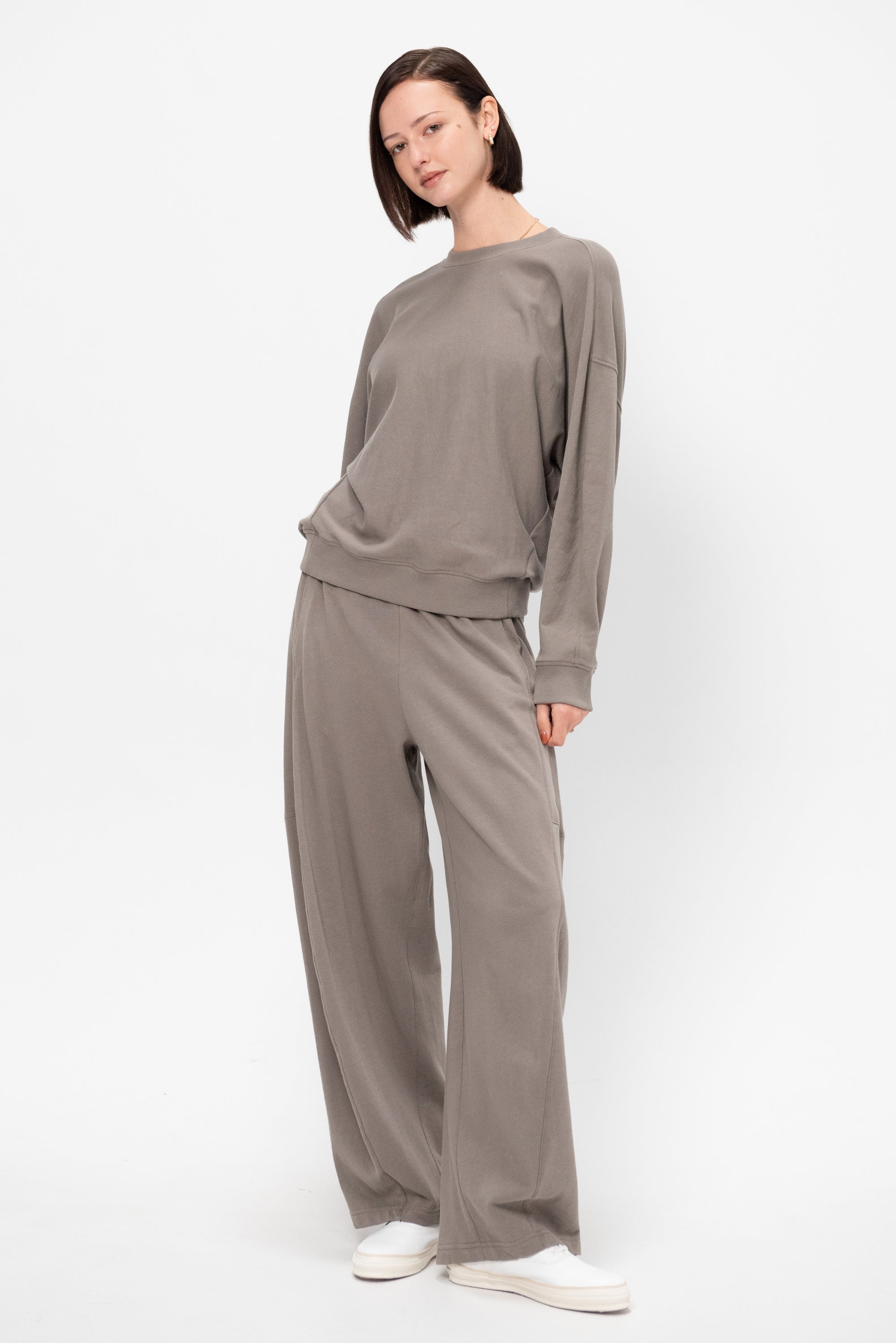 Light Weight Sweatshirting Crewneck Sweatshirt