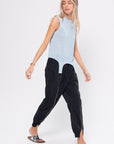 Nylon Zipper Jogger - Short