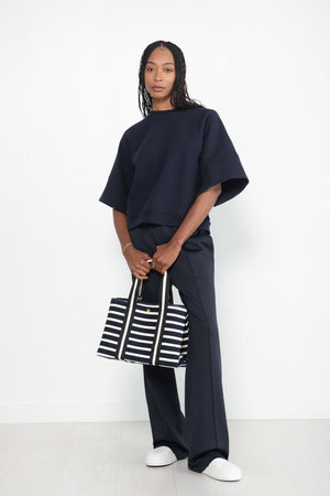 TIBI - Active Knit Scottie Jogger, Navy