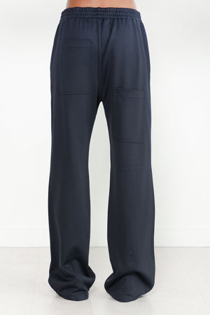 TIBI - Active Knit Scottie Jogger, Navy