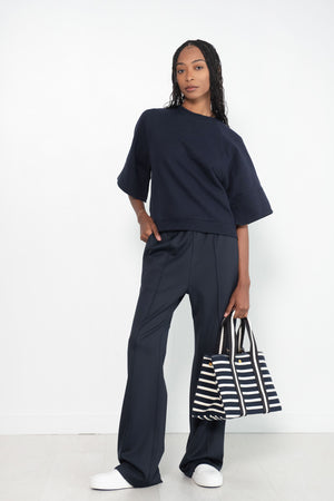 TIBI - Active Knit Scottie Jogger, Navy