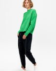 Serviette Crewneck Easy Pullover, Green