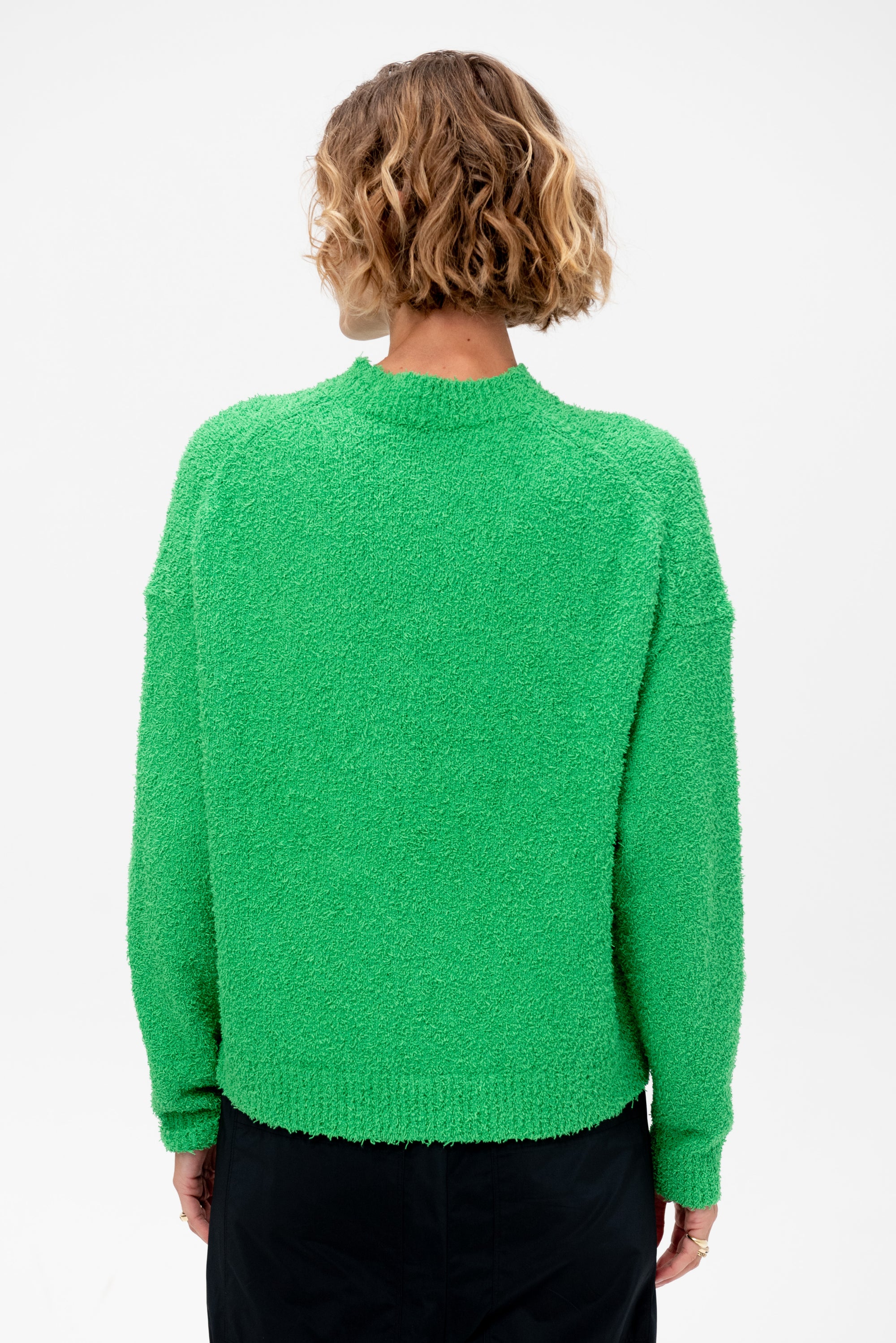 Serviette Crewneck Easy Pullover, Green
