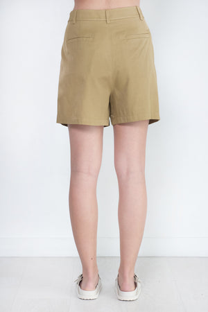 TIBI - Drapey Suiting Pleated Short, Cumin