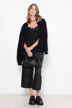 TIBI - Lace Slip Cami, Black