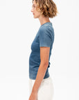 Stretch Denim Baby T-Shirt, Classic Wash