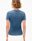 Stretch Denim Baby T-Shirt, Classic Wash
