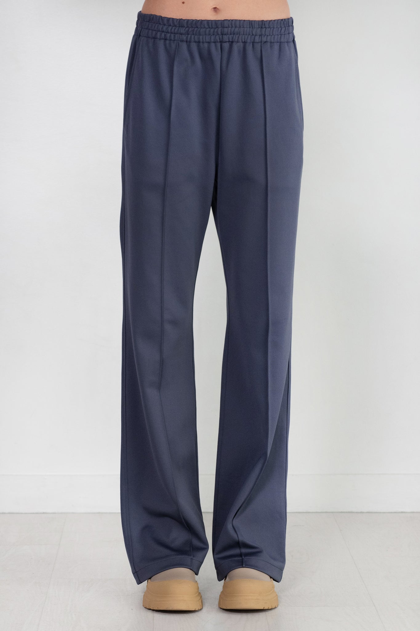 TIBI - Active Knit Scottie Jogger, Navy Fog