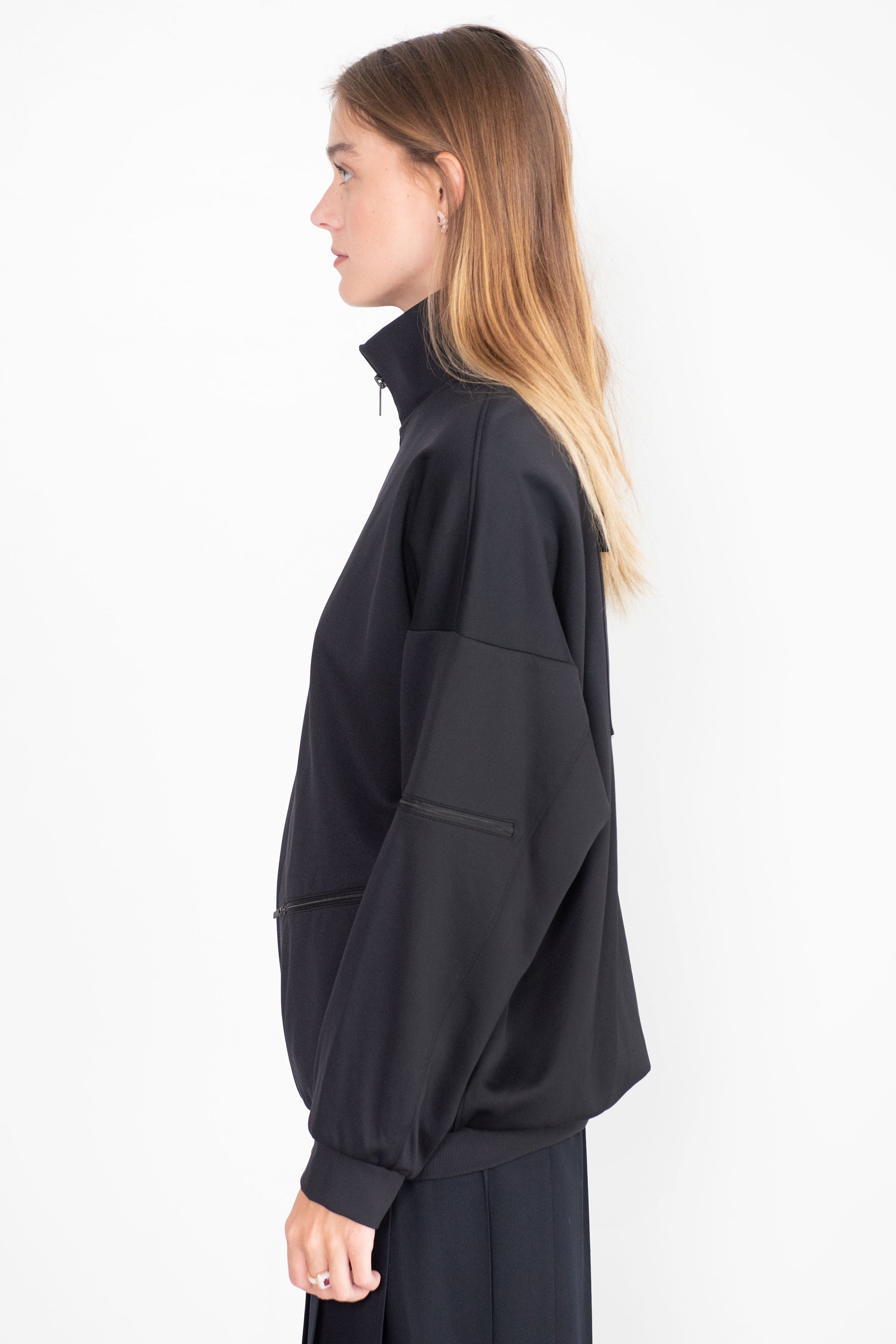 Tibi zip online up track jacket