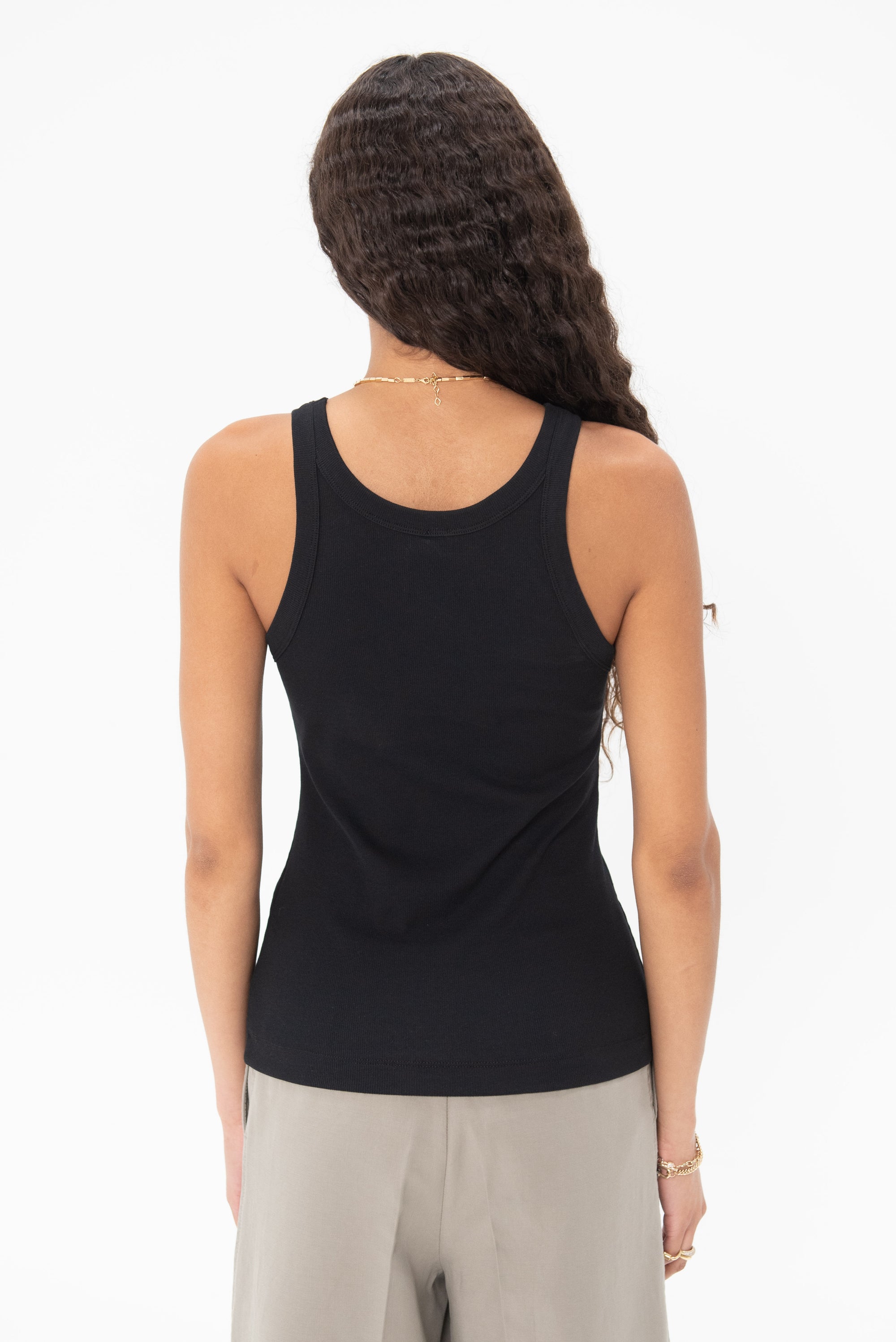 Toteme Curved Rib Tank – Kick Pleat