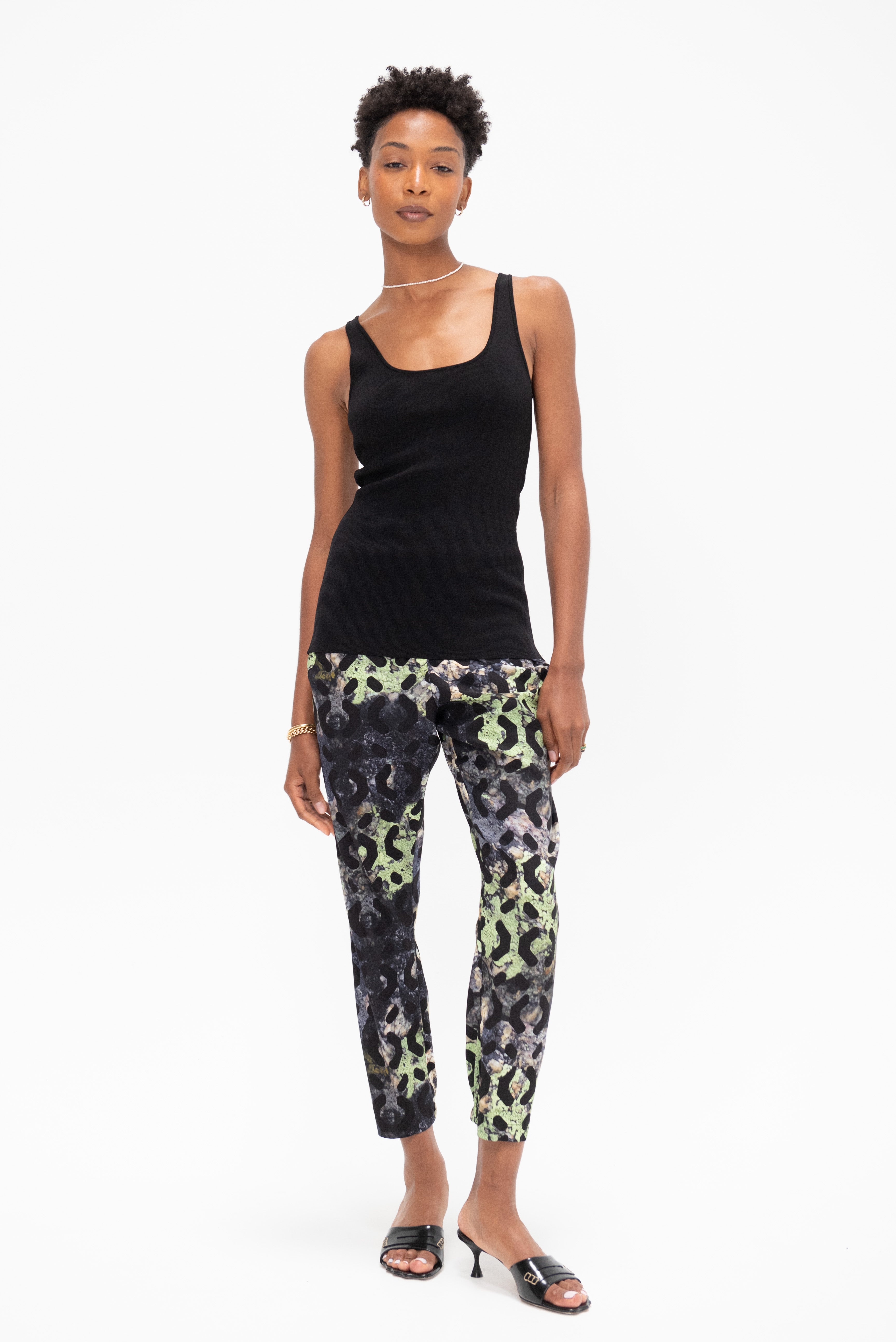 Toteme Compact Knit Tank, Black – Kick Pleat