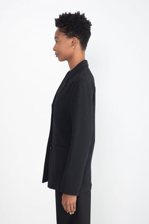 Totême - Slim Viscose-Blend Blazer, Black