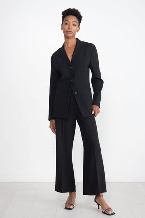 Totême - Slim Viscose-Blend Blazer, Black