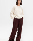 Boxy Bouclé Knit, Milk