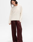 Boxy Bouclé Knit, Milk