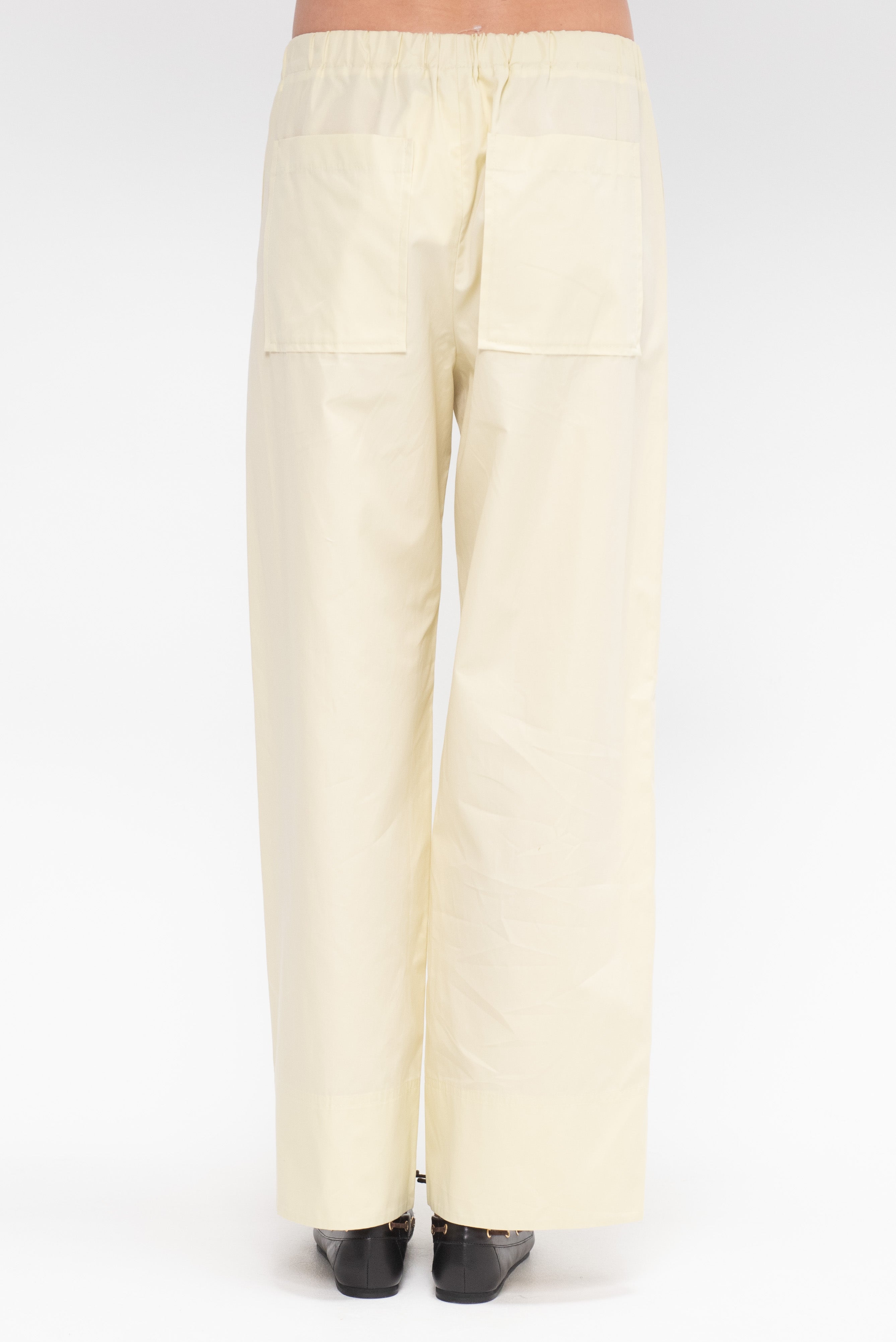 Toteme Twisted Seam Boxer Trouser, Straw – Kick Pleat