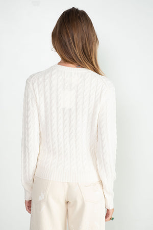 TOTEME - Petite Cable Knit, Cream