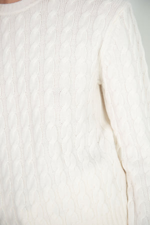 TOTEME - Petite Cable Knit, Cream