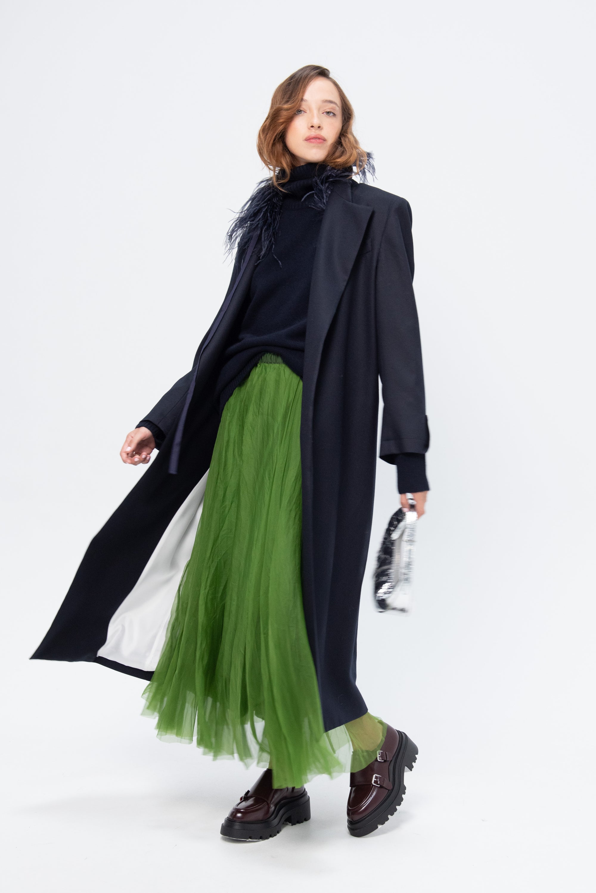 Cashmere Turtleneck, Navy