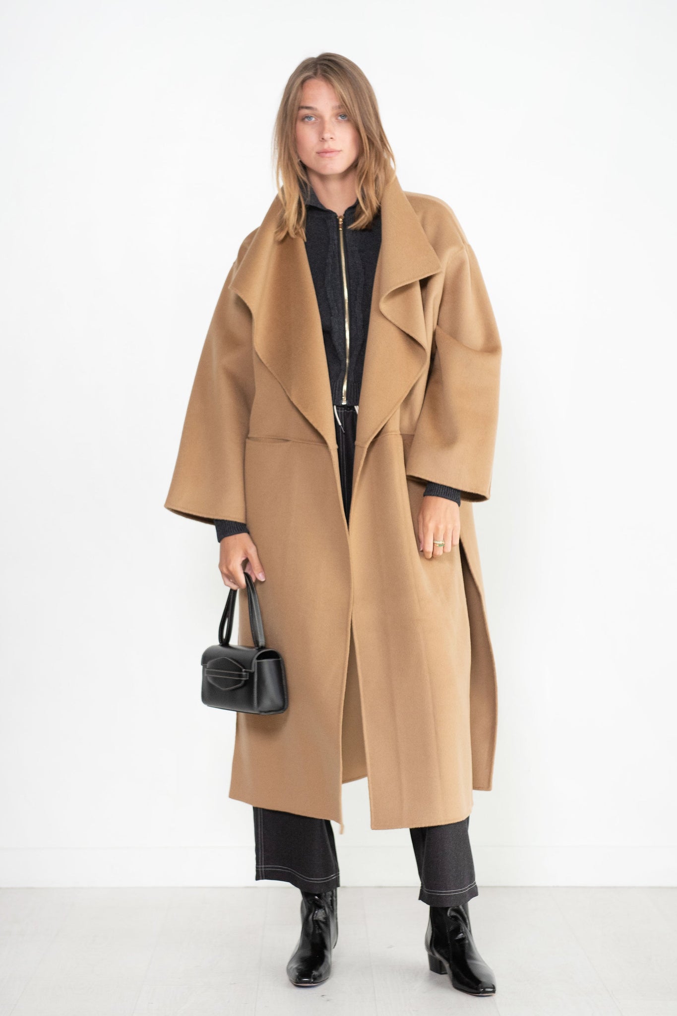 Totême - Signature Wool Cashmere Coat, Camel