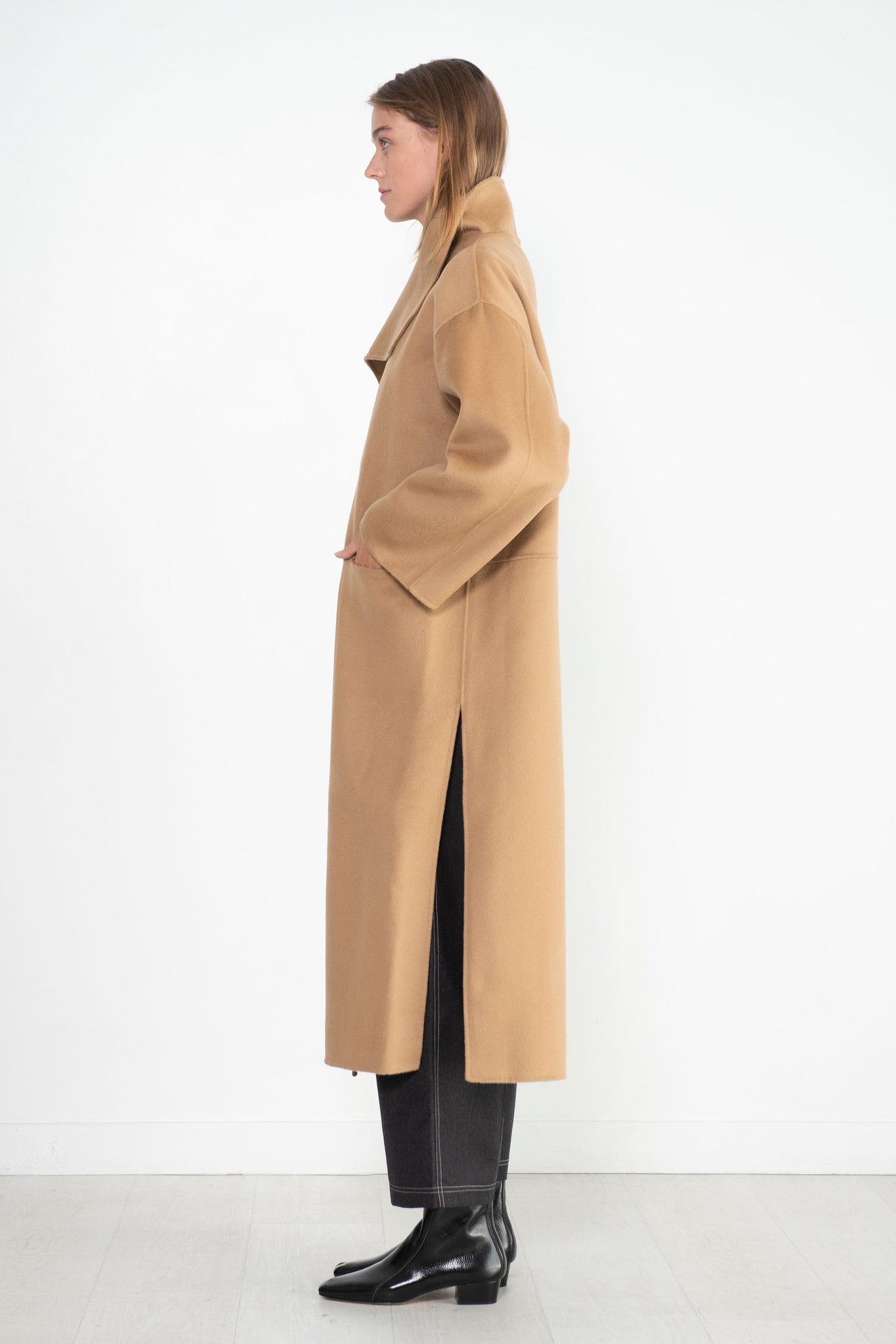 Totême - Signature Wool Cashmere Coat, Camel