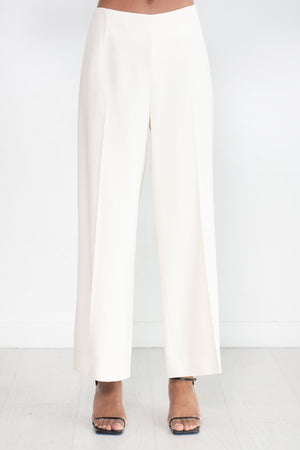 Totême - Clean Wide Trousers, Macadamia