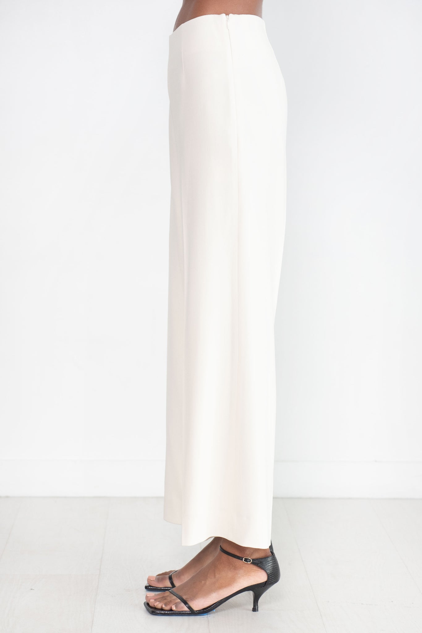 Totême - Clean Wide Trousers, Macadamia