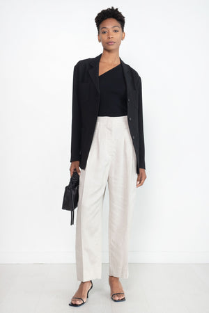 Totême - Double-Pleated Trousers, Ecru