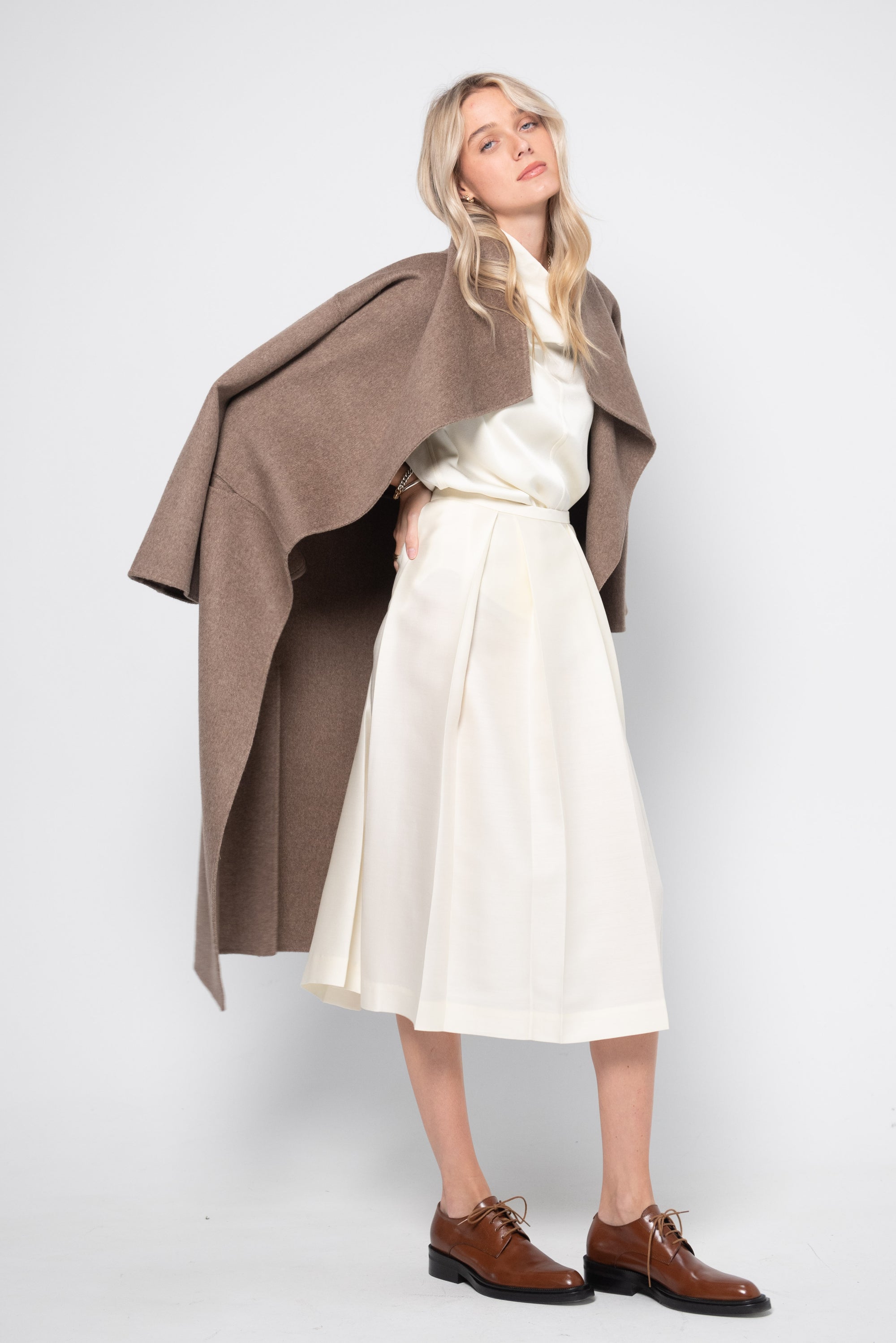 Sleeveless Funnel Neck Top