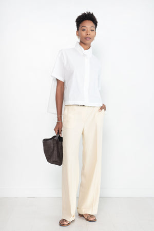 Totême - Herringbone Suit Trouser, Bleached Sand