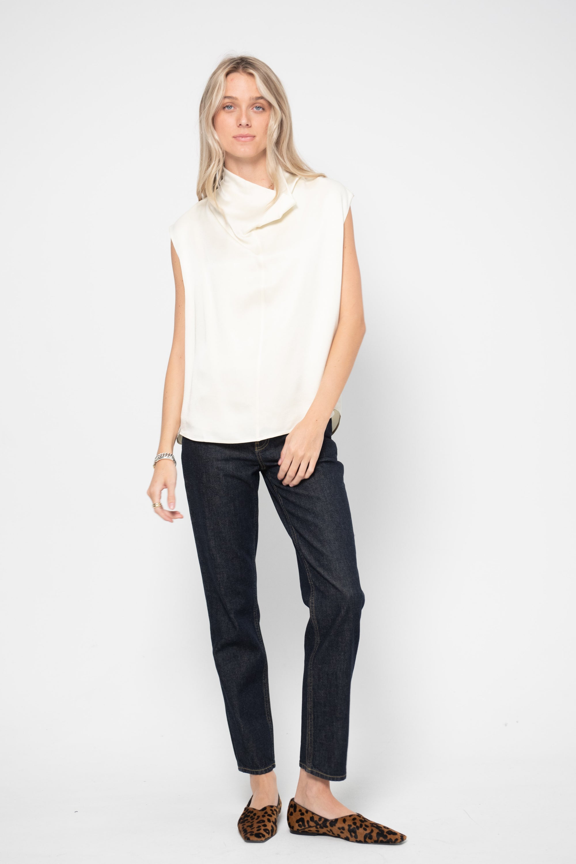 Low Taper Denim, Slate