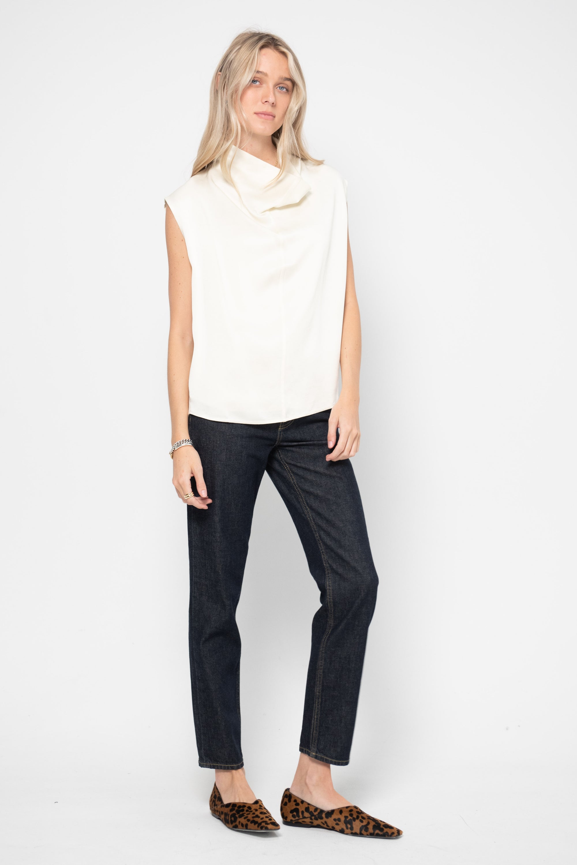 Low Taper Denim, Slate