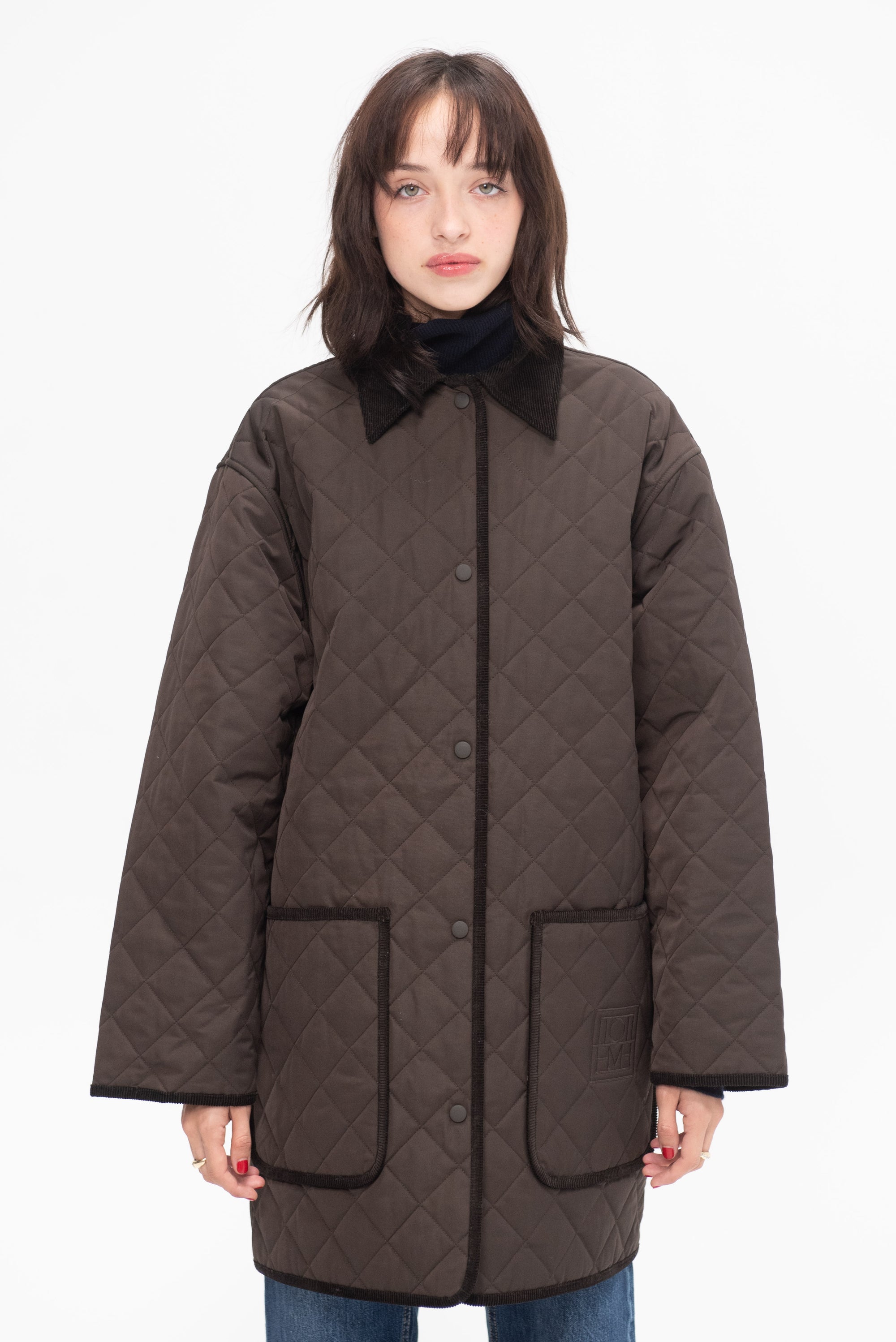 TOTEME - Quilted Barn Jacket, Espresso