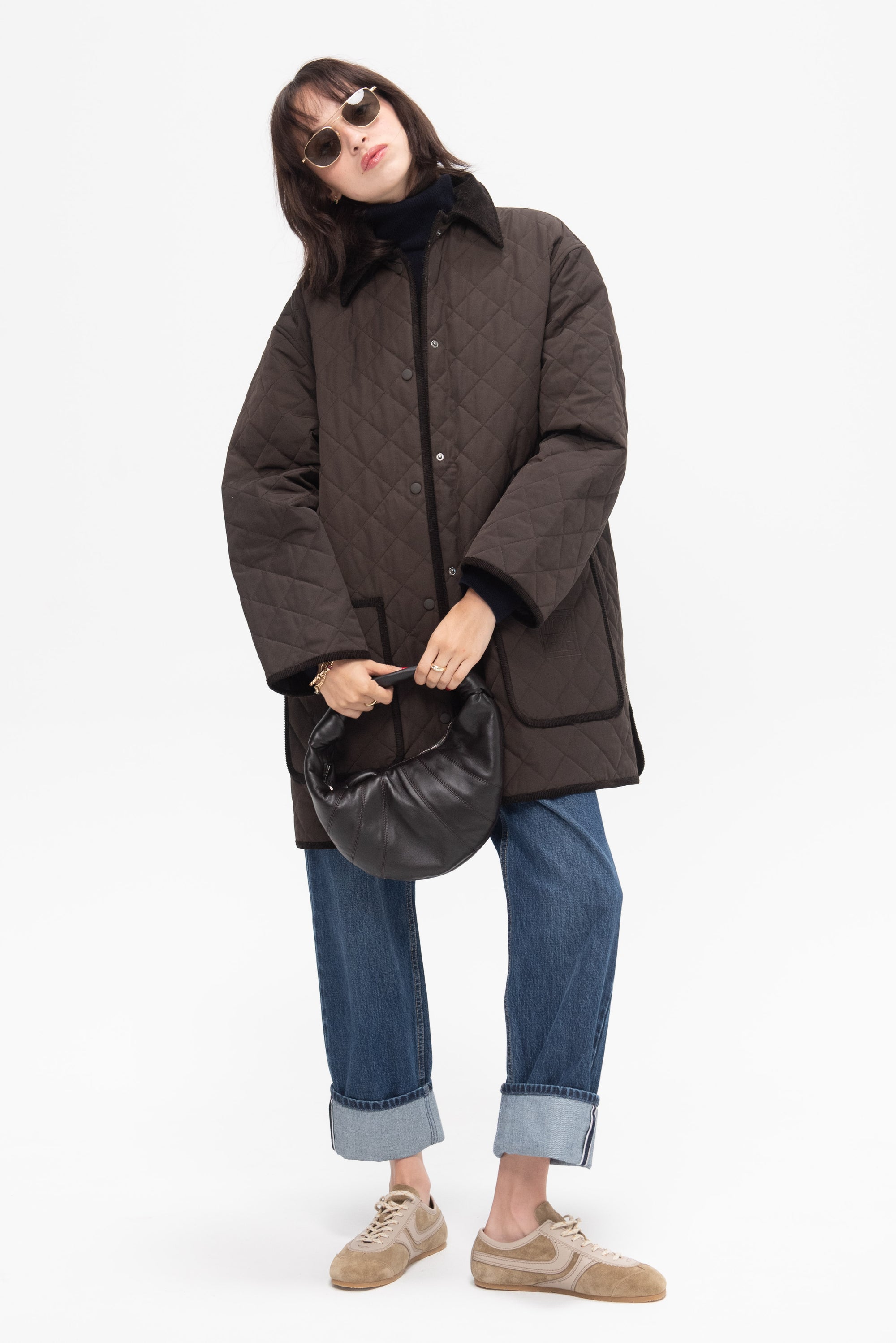 TOTEME - Quilted Barn Jacket, Espresso